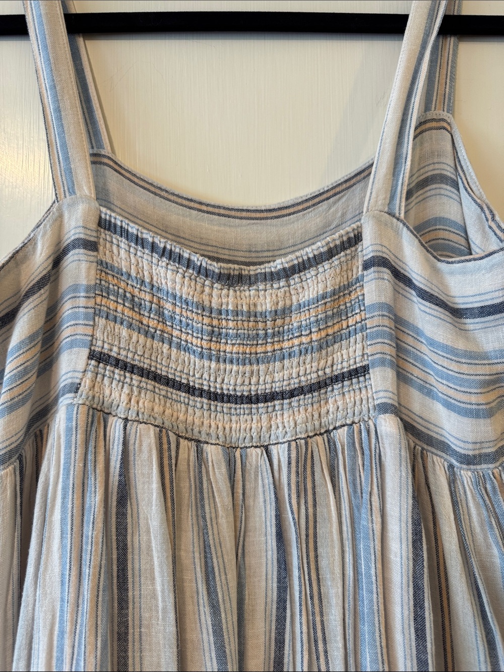 NWT Rails Blue & Cream Striped Maxi Dress, Medium ($198) - Picture 6 of 13